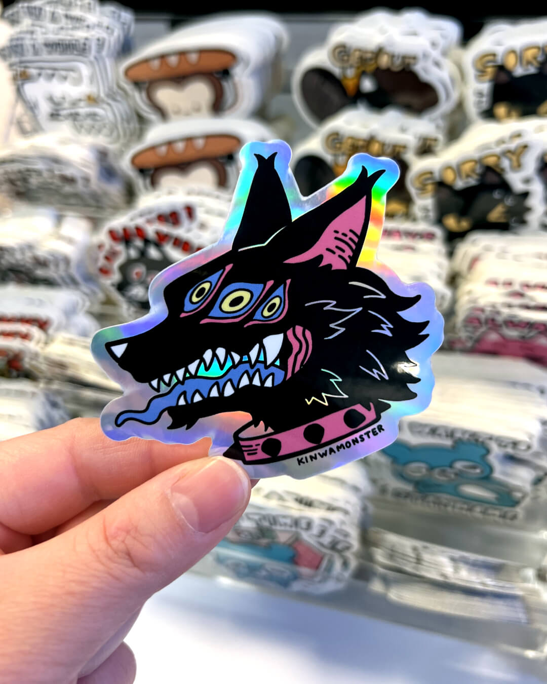 Sticker: Toss Me a Bone Holographic)