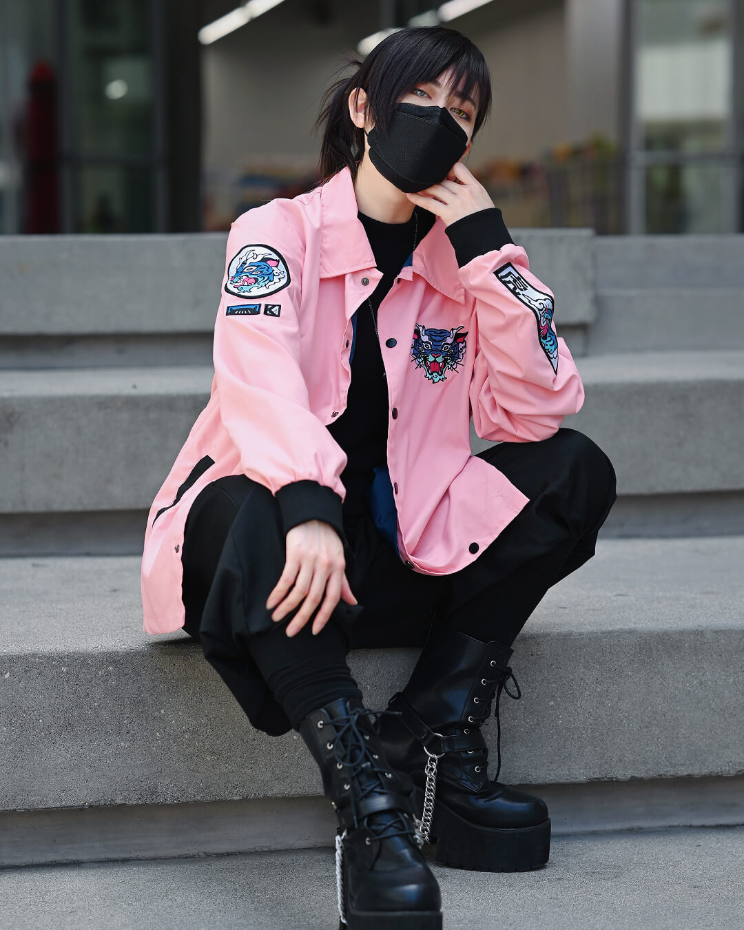 JACKET: BLUE TIGER