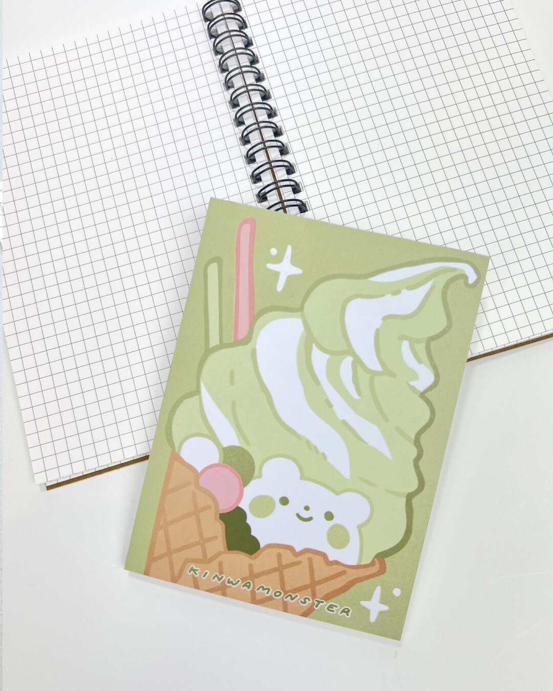 Memo Pad: Matcha Ice Cream