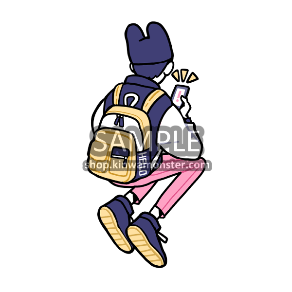 Sticker: HELLO Backpack Boy (LAST CHANCE!)