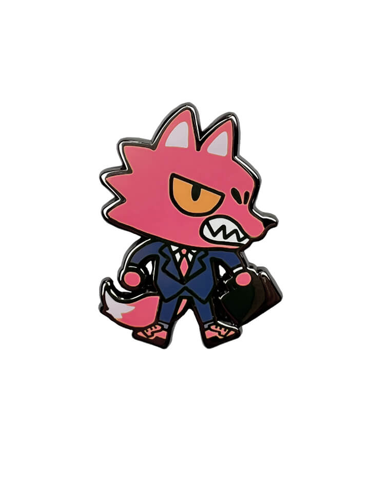 Enamel Pin: BUSINESS FOX