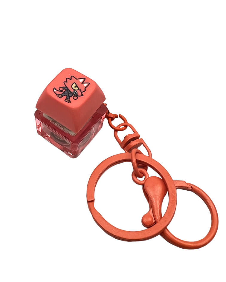 Keycap Keychain: Business Fox