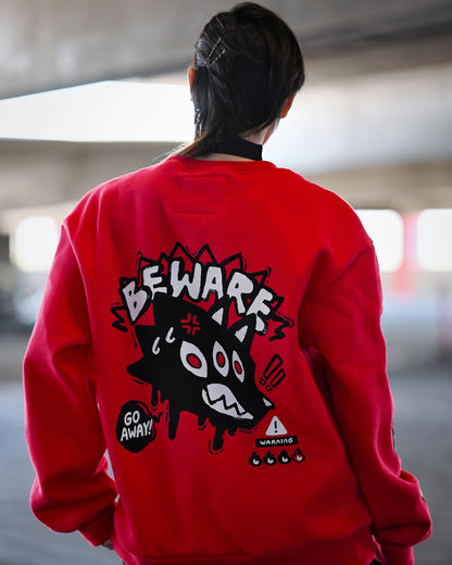 Sweatshirt: BIG BAD "BEWARE”