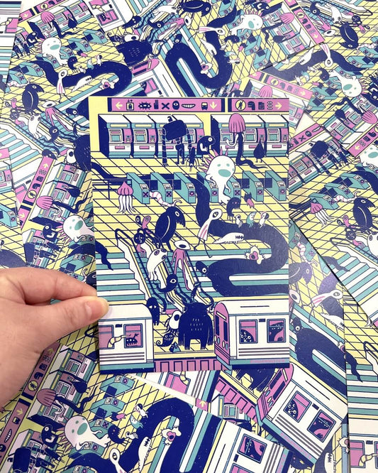 Print: Monster Commute