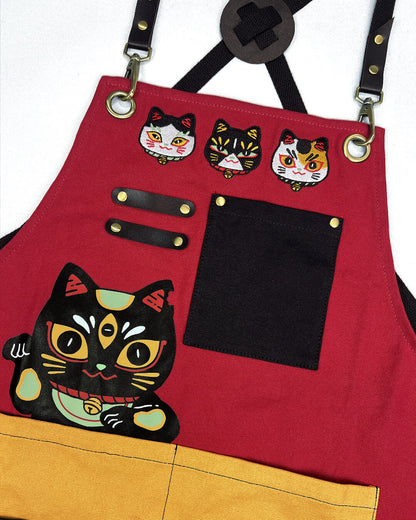 Apron: Lucky Cat