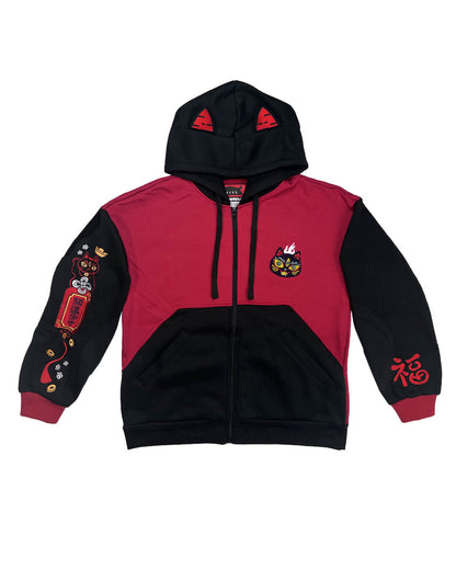 Lucky Cat Hoodie Jacket