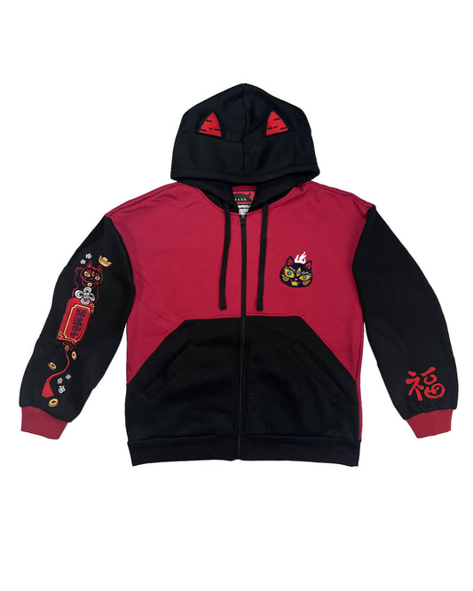 Lucky Cat Hoodie Jacket