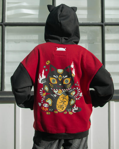 Lucky Cat Hoodie Jacket