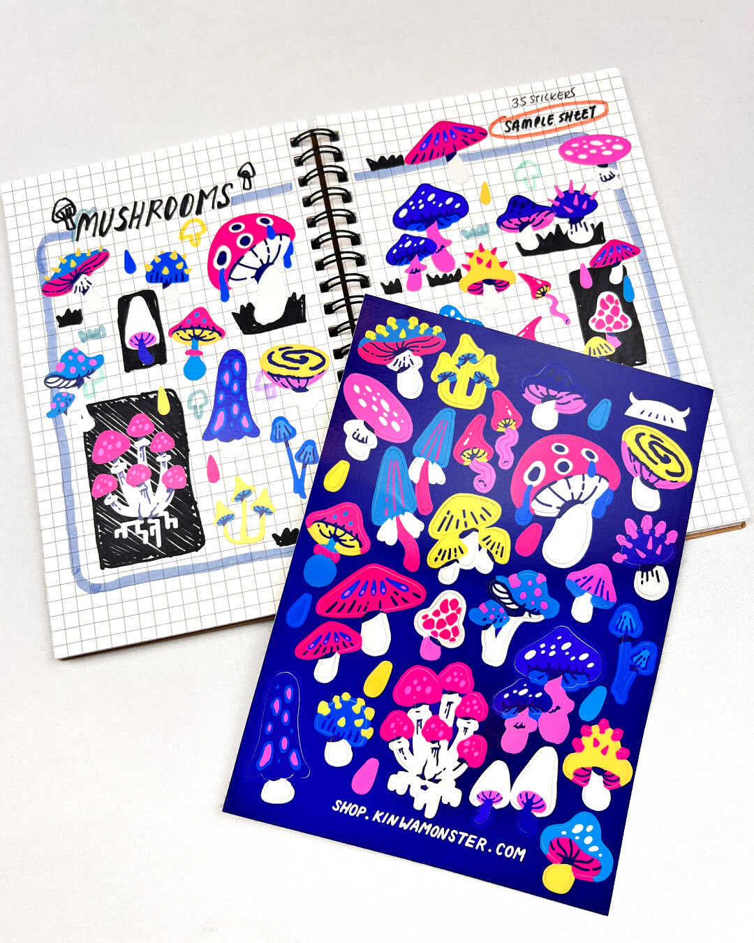 Sticker Sheet: Magic Mushrooms