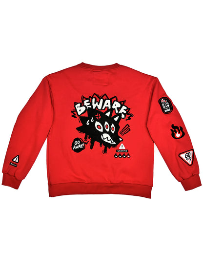 Sweatshirt: BIG BAD "BEWARE”