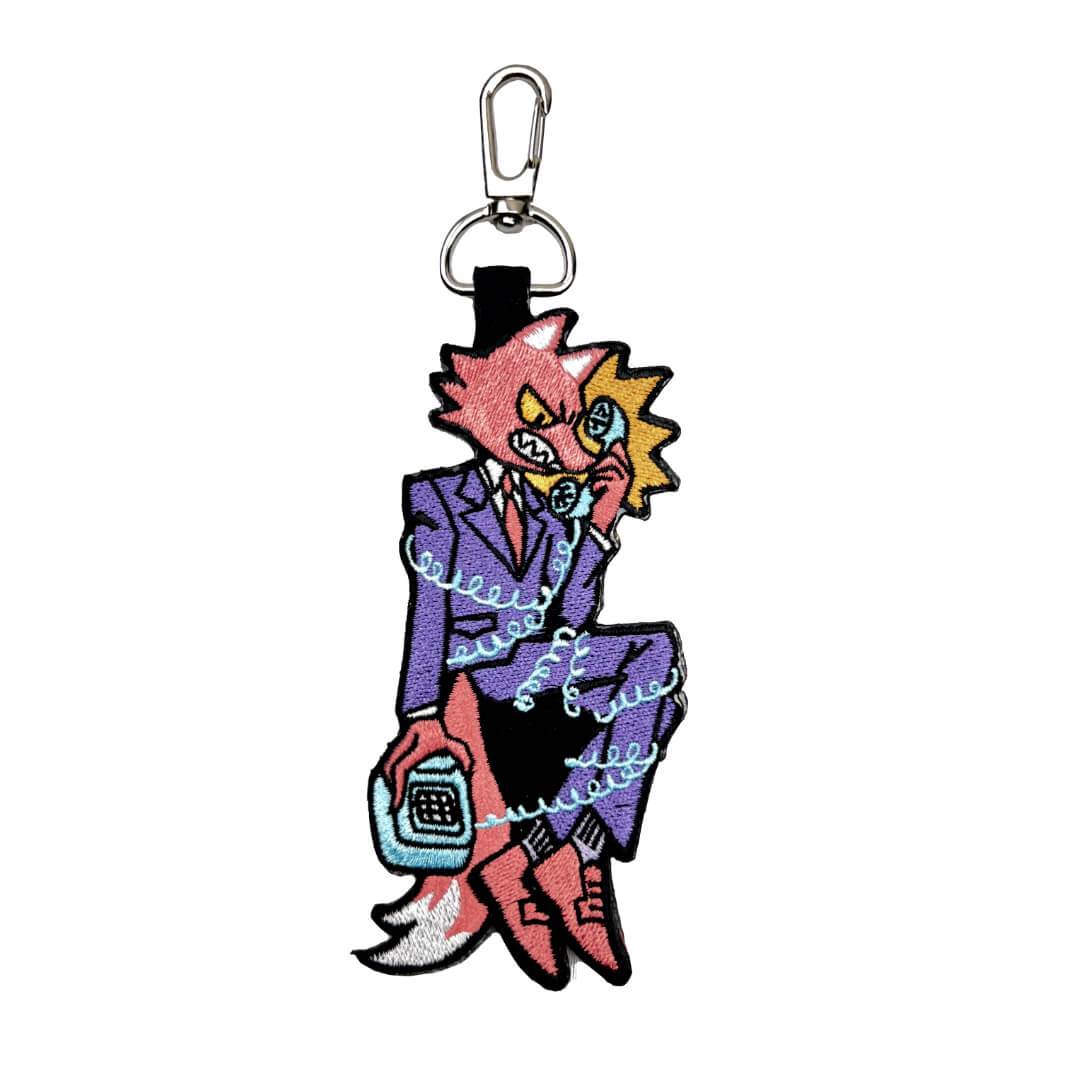 Patch: Business Fox Keyring