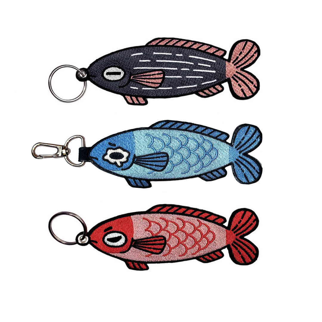 Patch: Fish Keyring