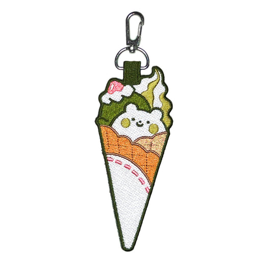 Patch: Matcha Crepe Keyring