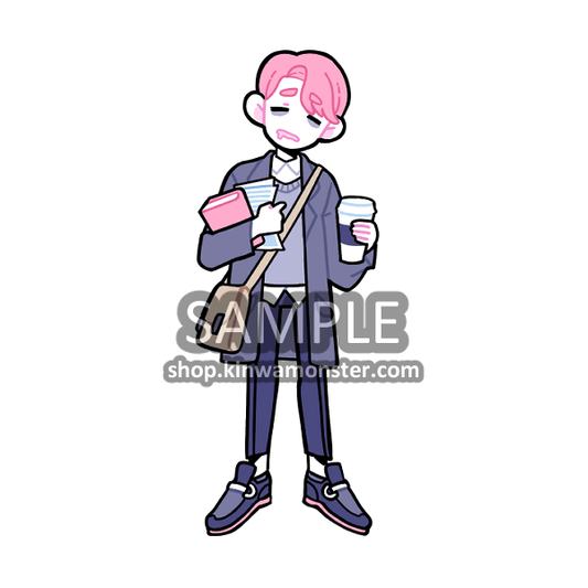 Sticker: Coffee Boy