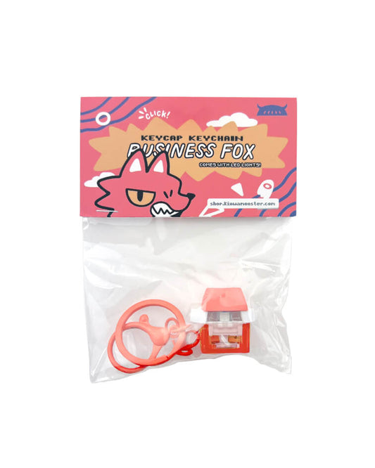 Keycap Keychain: Business Fox