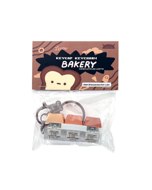 Keycap Keychain: Bakery Set