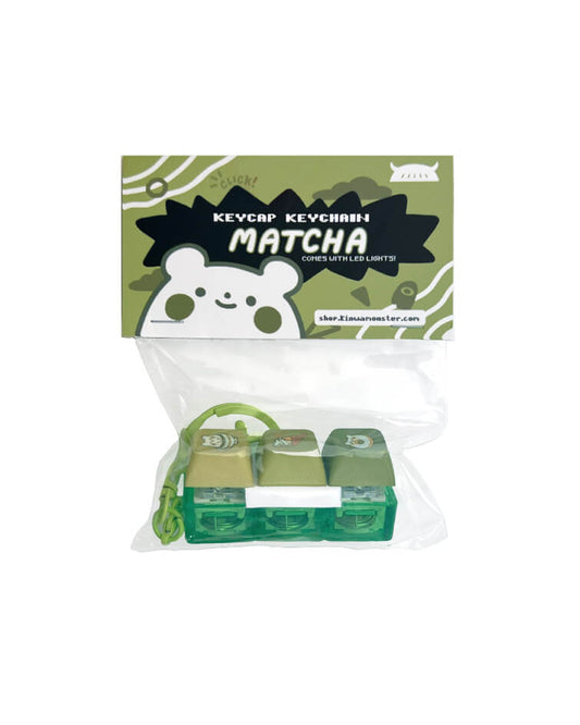 Keycap Keychain: Matcha Set