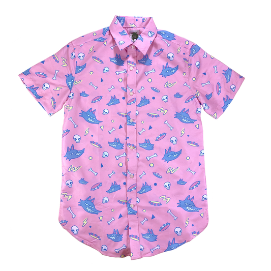 Button-Up: TOSS ME A BONE (Men's Fit) LAST CHANCE!