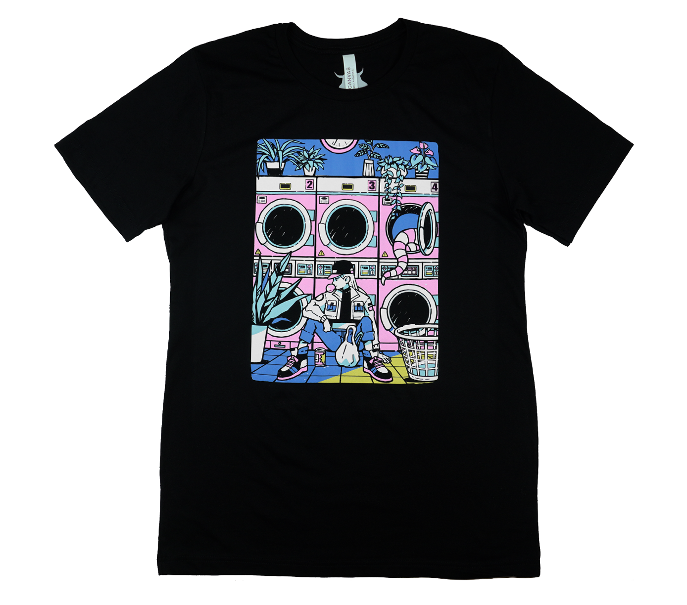 LAUNDROMAT Black T-shirt (LAST CHANCE!)