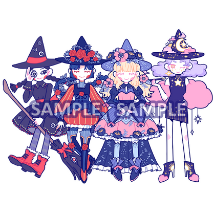 Sticker: Which Witch Vol. 1-3 Solo