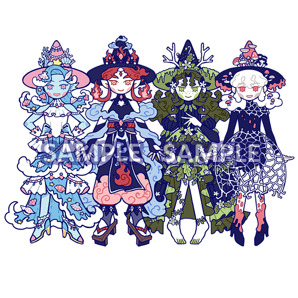 Sticker: Which Witch Vol. 1-3 Solo