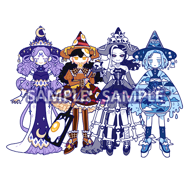 Sticker: Which Witch Vol. 1-3 Solo